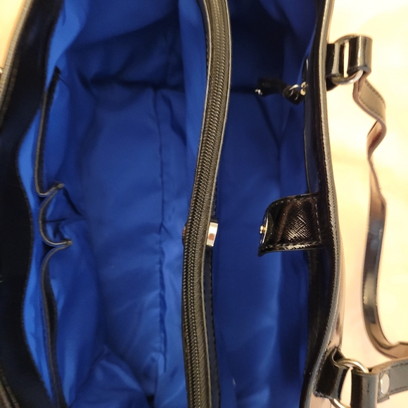 Nine West Black, Pink, & Blue Polka-Dot Tote Bag! 💙 - Picture 9 of 12